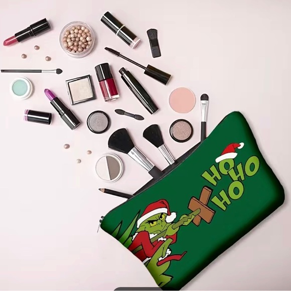 Grinch cosmetic bag - Picture 2 of 3